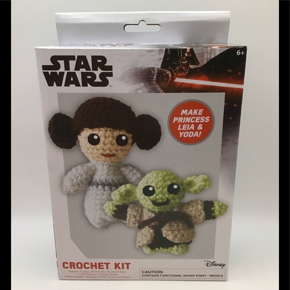 Disney Other - Star Wars Princess Leia & Yoda Crochet Kit